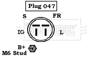 BORG & BECK Generaator BBA2897